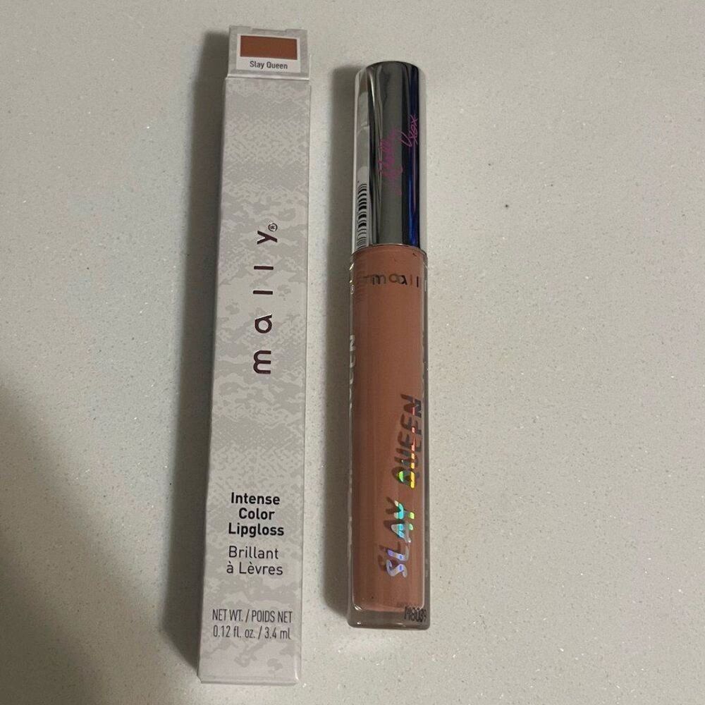 NWB 🤎 Mally Beauty Makeup Intense Color Brown Shiny Lip Gloss in Slay Queen NWB